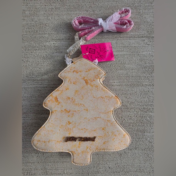 Betsey Johnson Pink Christmas Tree Crossbody Purse with Lights - Picture 5 of 8